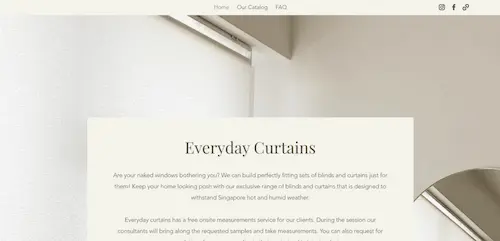 Everyday Curtains - Blinds Singapore