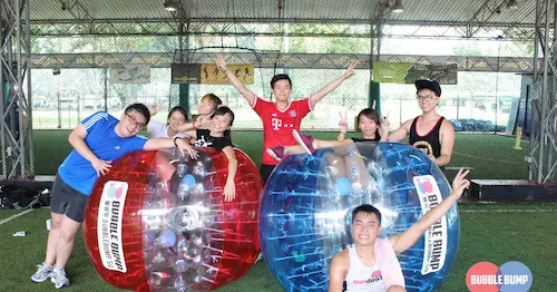 Bubble Soccer - Team Building Games Singapore