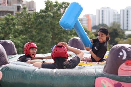 Giant Whack-A-Mole -  Best Team Building Activities Singapore